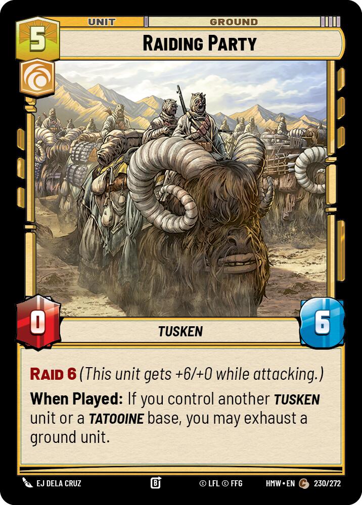 Raiding Party - Homeworlds (HMW)
