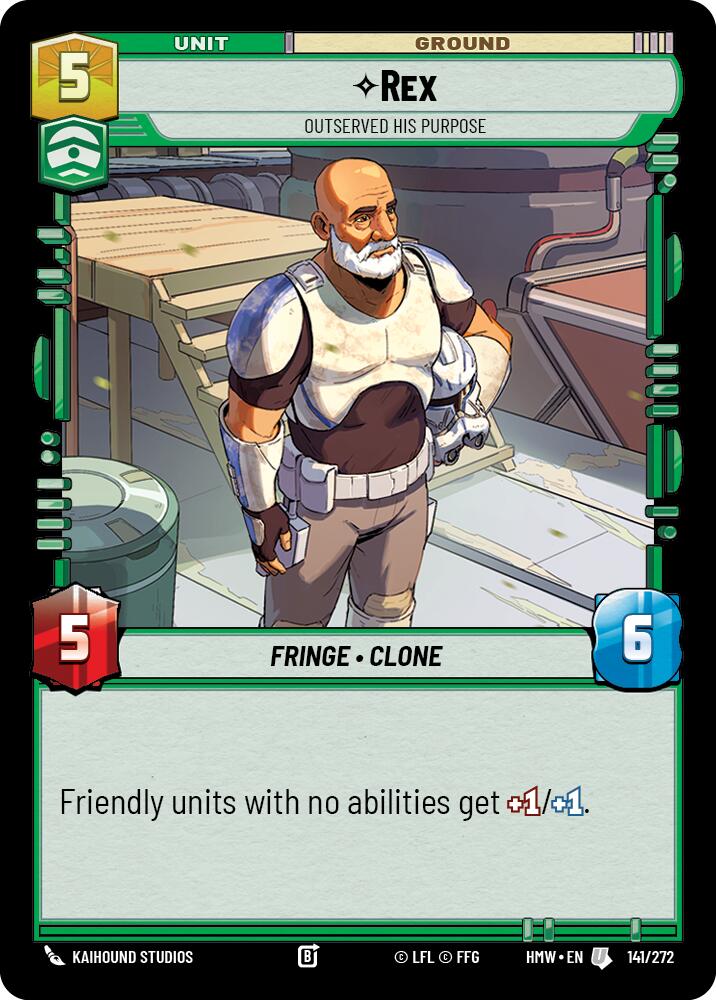 Rex - Outserved His Purpose - Homeworlds (HMW)