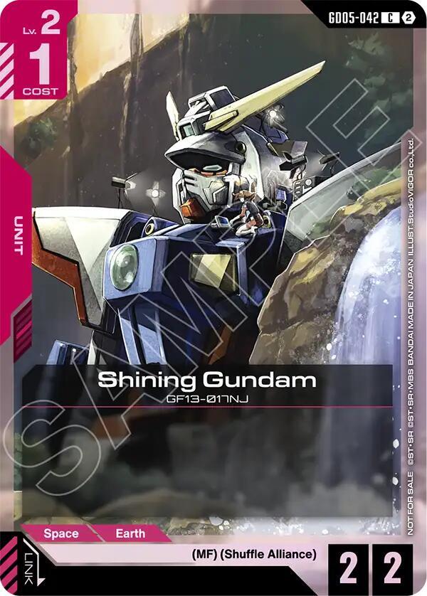 Shining Gundam (GD05 Release Event) - Gundam Promotional Cards (GCG-PR)