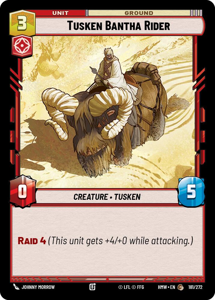 Tusken Bantha Rider - Homeworlds (HMW)