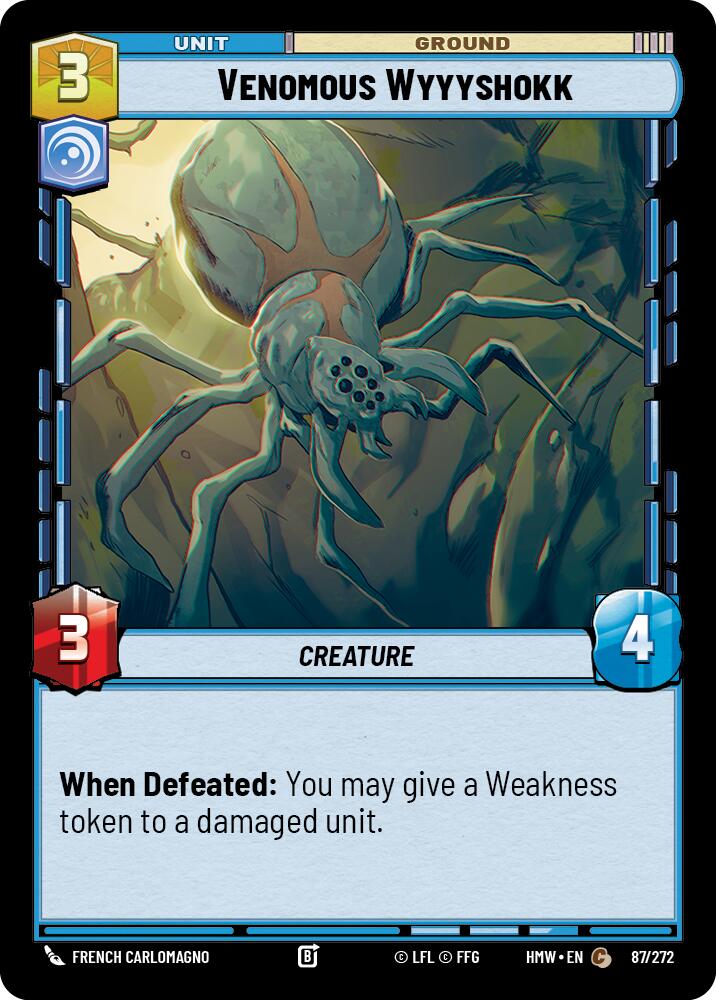 Venomous Wyyyshokk - Homeworlds (HMW)