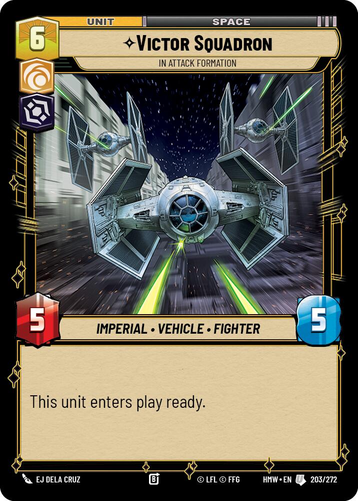 Victor Squadron - In Attack Formation - Homeworlds (HMW)